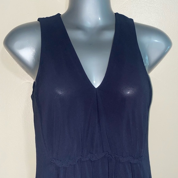Ann Taylor Flowy Navy Blue Sundress in size XSP - Picture 2 of 5